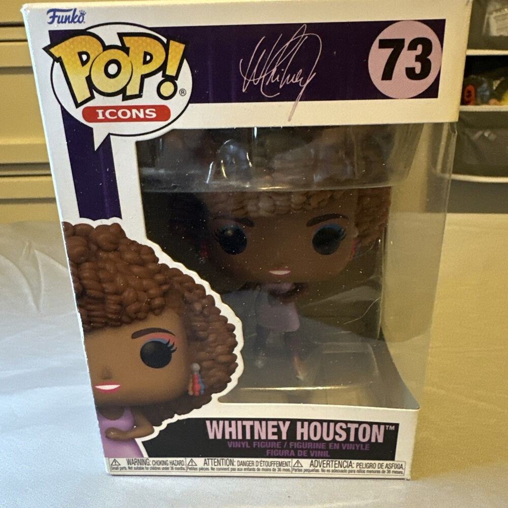 FUNKO POP! ICONS--WHITNEY HOUSTON FIGURE (NEW) #73